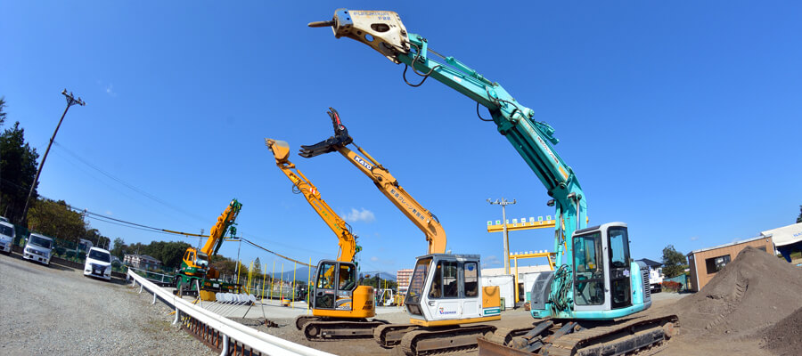 解体用車両系建設機械画像