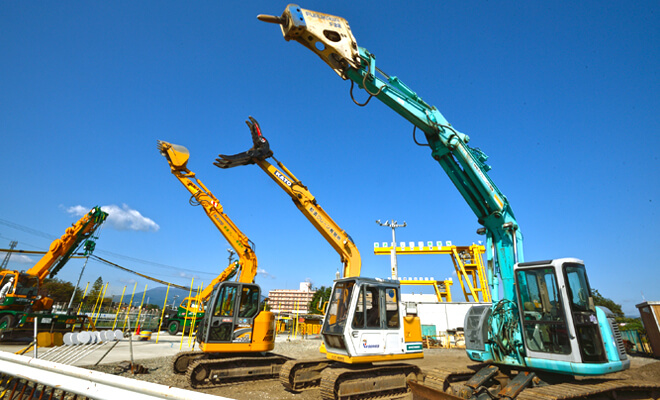 解体用車両系建設機械画像